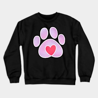 Pet Love Pink Crewneck Sweatshirt